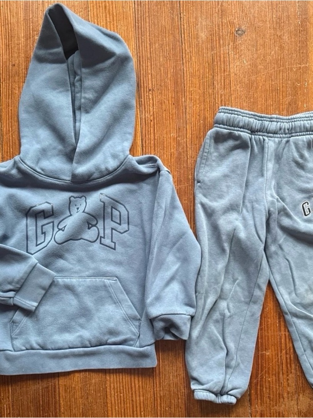 GAP Kids Dusty Blue Hoodie & Joggers Set